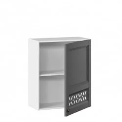 Шкаф кухонный 600 Амели-3 ЛД 299.350.000.029 Белый Оникс серый