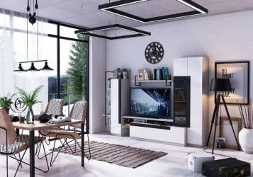 Гостиная Кёльн №1 Метрополитан/Белый