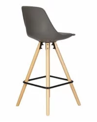 Стул полубарный DOBRIN RONNI Темно-серый GR-04