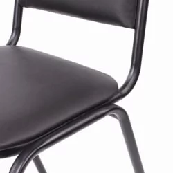 Стул для посетителей РС00Л кожзам Черный