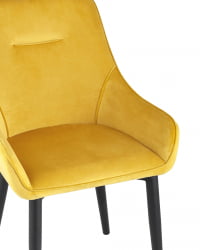 Стул Диана НЕВ велюр Оранжевый / NEW