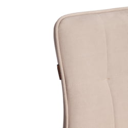 Полубарный стул Bari/Бари велюр, бежевый, 7, 42х55х99 см