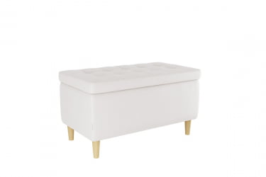 Пуф Чарли PM-004.1 белый (экокожа)