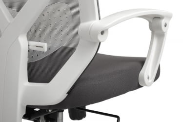 Кресло Oliver RCH W-203AC Белый пластик/Серый