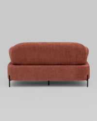 Диван Кэнди ткань букле коралловый