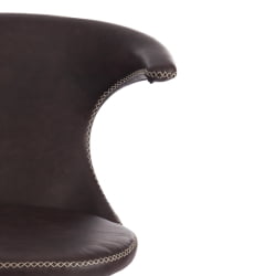 Стул FLAIR (mod. 9020) экокожа/металл, 60 х 56 х 78 см , коричневый 1/черный
