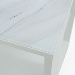 Стеклянный стол BeautyStyle 5 Венге/стекло белое