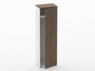 Шкаф для одежды 4 узкий Deka 10.19.302Пр Дуб Верцаска/Белый