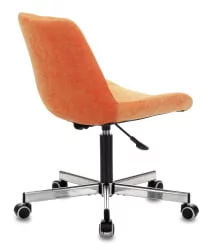 Кресло для оператора Бюрократ CH-350M Оранжевый Velvet 72