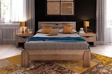 Кровать 1200 Соренто 21 Дуб Стирлинг