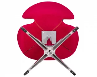 Кресло дизайнерское DOBRIN SWAN (бордо ткань AF5, золотое основание)