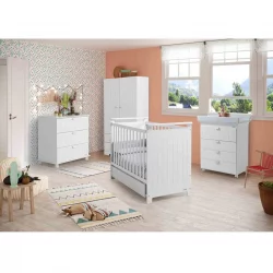 Комод в детскую Micuna Occitane B-1866 White Grey Stars