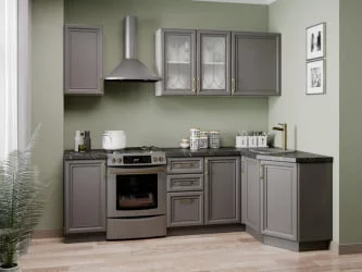 Панель окончание тумбы 722 Джелатто ЛД 241.970.000 Оникс серый