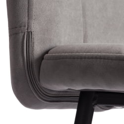 Полубарный стул Medeo/Медео велюр, серый, 29, 42х56х102 см