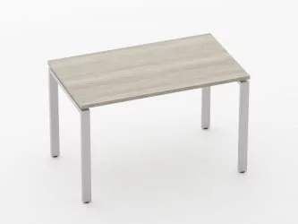 Стол прямой Deka П-обр. каркас 7.07.12  Дуб Сантана светлый