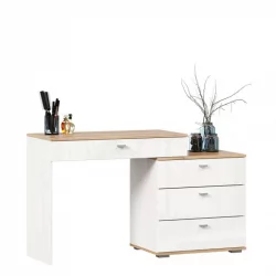 Стол туалетный комбинированный с зеркалом 1200 Фиджи 013 Дуб Золотой Белый