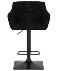 Стул барный DOBRIN RALF (черный твид (LEO18)) 2 шт