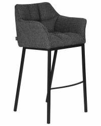 Стул барный DOBRIN LUCAS (серая ткань (F-22))