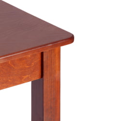 Стол MOSS раздвижной бук, мдф, 110+30 x 68 x 75 см, Cappuchino