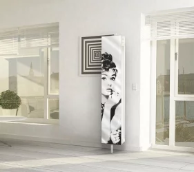 Узкий шкаф в прихожую Зум Шелф Арт Беленый дуб