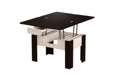 Стол-трансформер раскладной Стэп-3 Венге Ясень Шимо светлый