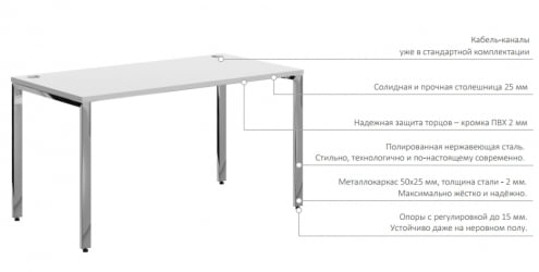 Приставка к рабочей станции XTEN GLOSS XIGST 1270 Дуб Сонома