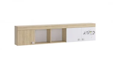 Полка Форсаж MKF-04 Дуб сонома/белый