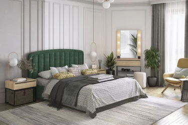 Кровать 1.6 Сиена-2 KM1.6-14.2076 Топаз