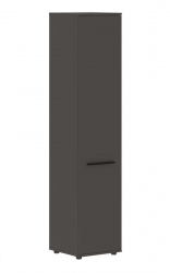 Шкаф-колонка с глухой дверью EDIS EHCS 42.1 Мокко Черный Мокко
