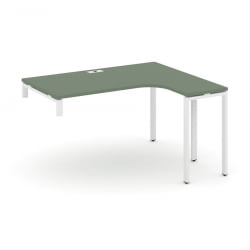 Стол-надставка на опорную тумбу (правый) CONCEPT CN.OSAN-004(R) Дуб Мали Белый