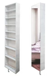 Распашной шкаф в гостиную Драйв Шелф (правый) Беленый дуб