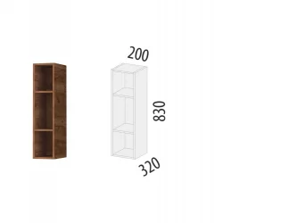 Шкаф кухонный открытый Дакота 103.37