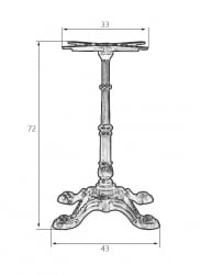 Подстолье обеденное DOBRIN LEONE
