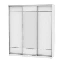 Шкаф-купе B-230х200х60-1(Белый-D7D8D7)