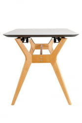 Стол раскл. Нарвик Glass 120-150 Automatic Natur/Light matte glass