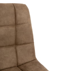 Стул барный SPICE (mod.8078) металл,ткань наппа, 51 x 42 x 104 см, светло-коричневый/черный, PK-01