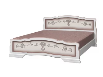 Кровать из массива Карина-6 200х180 Слоновая кость