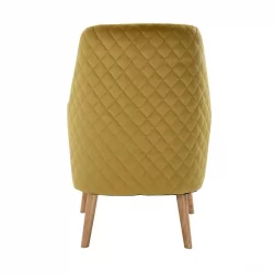 Кресло Хантер велюр Горчичный