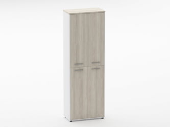 Шкаф 5 широкий закрытый Deka 10.23.161 Дуб Сантана светлый/Белый