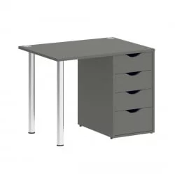 Стол письменный HOME OFFICE VR.SP-3-98.4 Металлик