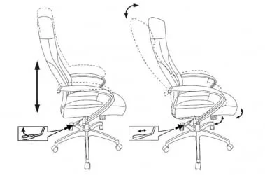 Кресло руководителя Бюрократ CH-608/ECO Черный