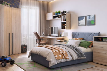 Полка в детскую 46 UL.46-M графит