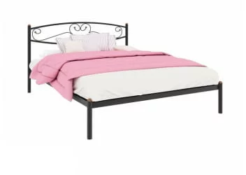 Полутороспальная кровать Каролина 1200х2000 Черная