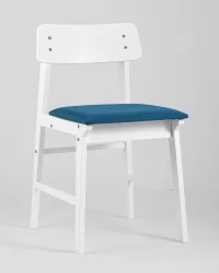 Комплект из двух стульев ОДЕН ВХИТЕ 2 шт Синий / ODEN WHITE