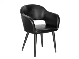 Кресло NEST D экокожа Черный