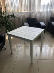 Стол для дачи Румба Белый