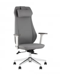 Кресло руководителя ТопЧаирс Тропхей серый / TopChairs Trophey