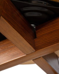 Табурет барный DOBRIN TOM 77 (цвет черный глянец PU ABD 002) 2 шт