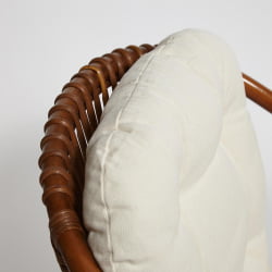 Зона отдыха NEW BOGOTA (2 кресла + стол) /с подушками/ ротанг, кресло 61х67х78,5 см, диаметр стола 50см, coco brown (коричневый кокос)