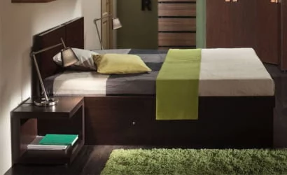 Кровать 2 (1600) HYPER Венге (спальня)